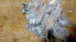 鱿鱼须炒韭菜的做法步骤:4