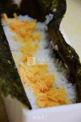 寿司的花样做法【爱心寿司】的做法步骤:4