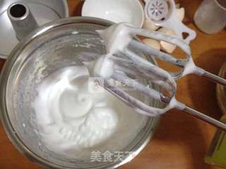 香草戚风蛋糕的做法步骤:9