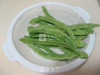 腊肉炒豆角的做法步骤:4