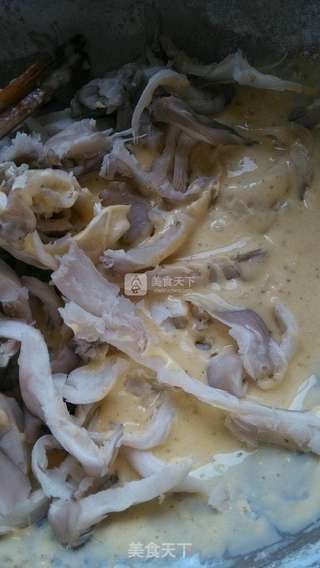 干炸椒盐蘑菇的做法步骤:5
