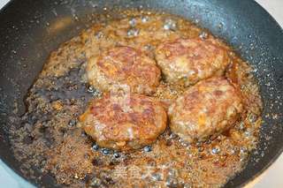 日式照烧牛肉饼的做法步骤:14