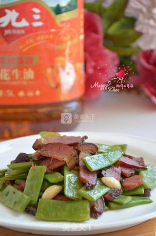 腊肉炒豆角的做法步骤:10