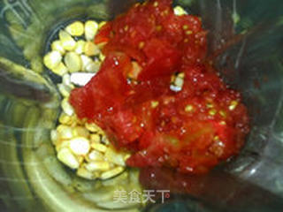 玉米番茄浓汤的做法步骤:4