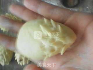 刺猬馒头的做法步骤:4