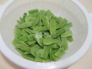 腊肉炒豆角的做法步骤:5