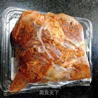 微波炉版法式黑椒烤鸡腿的做法步骤:2