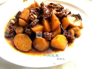 牛肉烧土豆的做法步骤:7