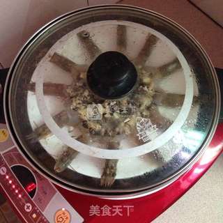 蒜香蒸虾的做法步骤:9