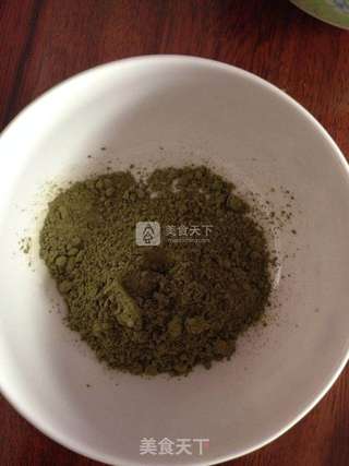 抹茶蜜豆芝士蛋糕的做法步骤:7