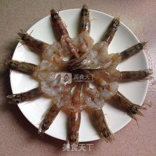 蒜香蒸虾的做法步骤:4