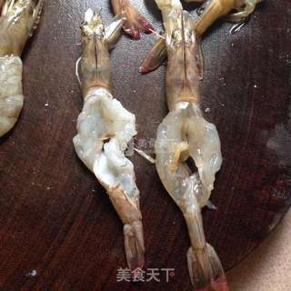 蒜香蒸虾的做法步骤:3