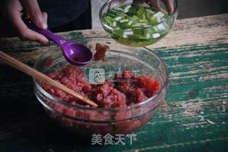 白菜牛肉包的做法步骤:5