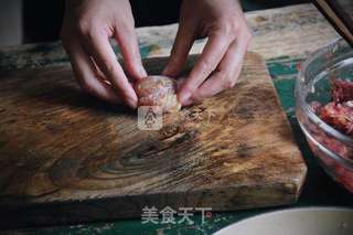 白菜牛肉包的做法步骤:13