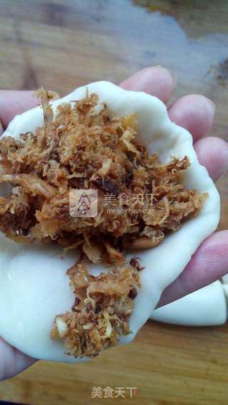 自制花生肉松饼的做法步骤:14
