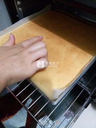 小熊蛋糕卷的做法步骤:16