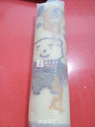 小熊蛋糕卷的做法步骤:20