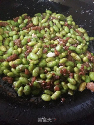 肉末毛豆的做法步骤:7