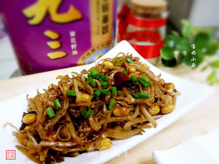 肉炒疙瘩豆的做法步骤:12