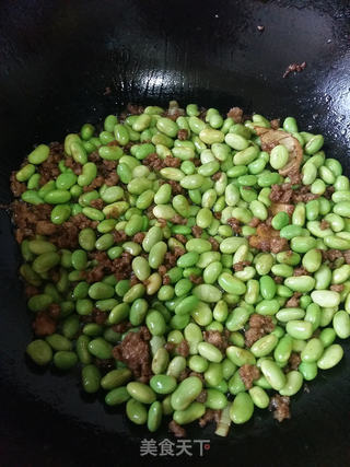 肉末毛豆的做法步骤:5