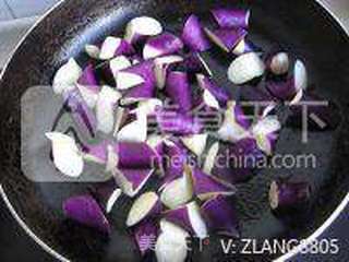肉末茄子家常做法的做法步骤:4