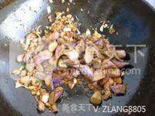 肉末茄子家常做法的做法步骤:8