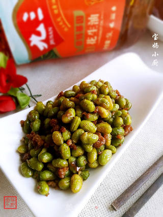 肉末毛豆的做法步骤:10