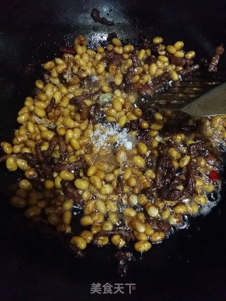 肉炒疙瘩豆的做法步骤:9