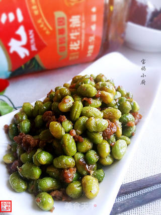 肉末毛豆的做法步骤:9