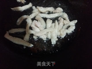 肉炒疙瘩豆的做法步骤:7