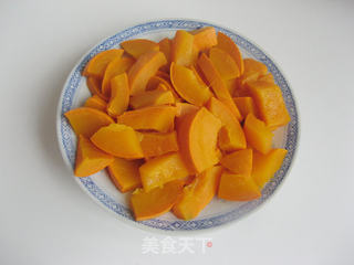 南瓜核桃米糊的做法步骤:4