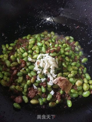 肉末毛豆的做法步骤:6