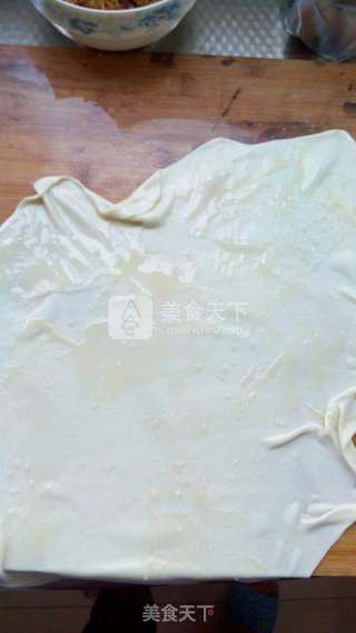 自制花生肉松饼的做法步骤:11