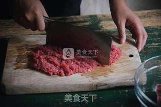 白菜牛肉包的做法步骤:3
