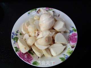 青扁豆煮芋仔的做法步骤:3