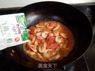 番茄烩海虾的做法步骤:11