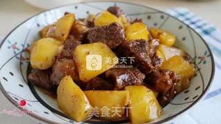 牛腩烧土豆的做法步骤:9