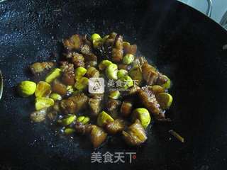 红烧肉烧板栗的做法步骤:10