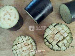 菊花茄子的做法步骤:2