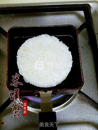 米汉堡的做法步骤：4