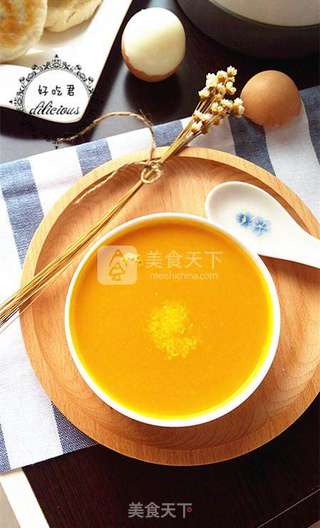 香浓金瓜米糊的做法步骤:5