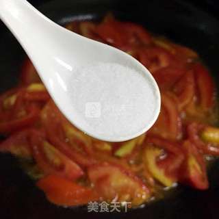 番茄鸡蛋疙瘩汤~的做法步骤:6