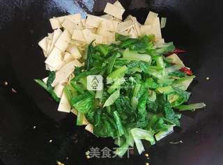 豆皮小白菜的做法步骤：8