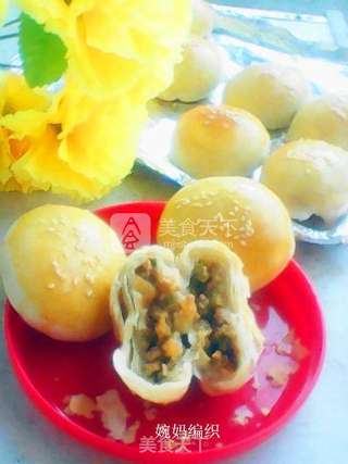 苏式榨菜鲜肉月饼的做法步骤:20