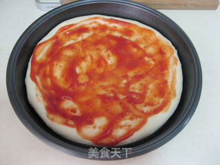 奥尔良鸡肉披萨的做法步骤:17