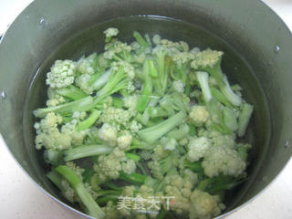 砂锅菜花的做法步骤:3