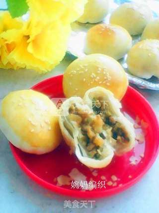 苏式榨菜鲜肉月饼的做法步骤:16