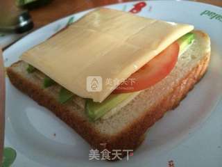 鳄梨三文治的做法步骤:3