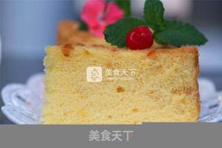 橙子戚风蛋糕的做法步骤:18