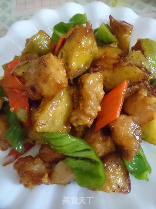 肉段烧茄子的做法步骤:12
